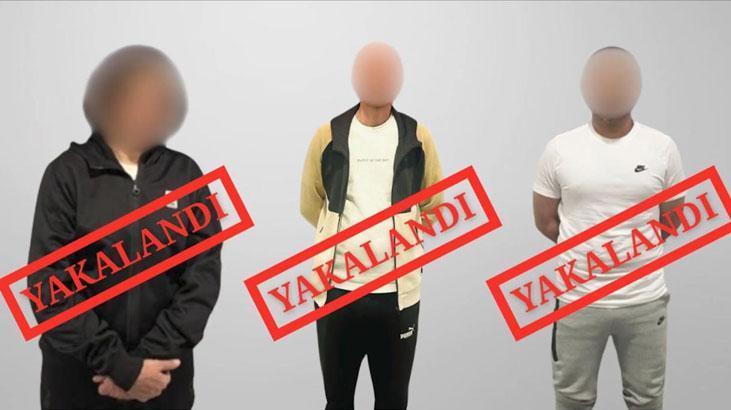 Kırmızı bültenle aranan 3 kişi yakalandı