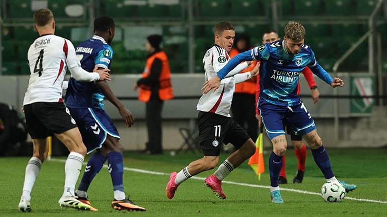 Samsunspor, Konferans Ligi defterini galibiyetle açtı! Legia Varşova'yı deplasmanda yendi
