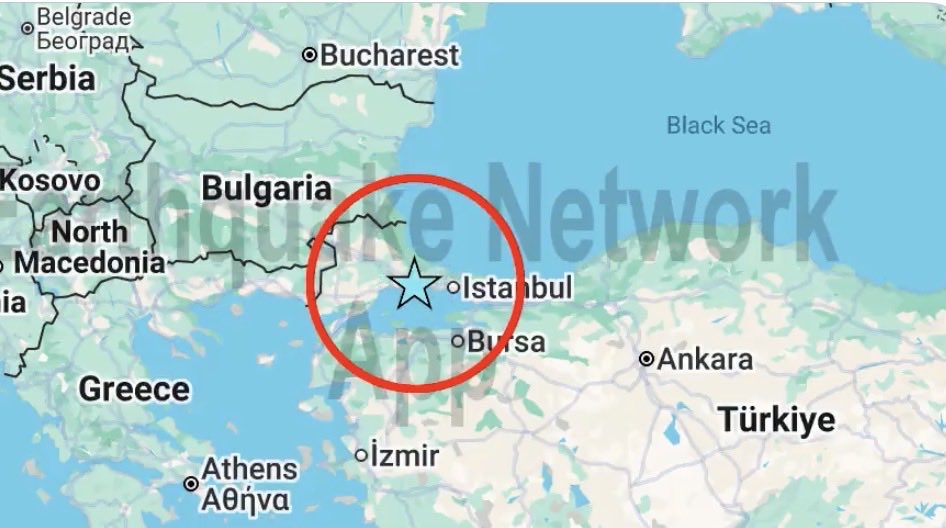 İstanbul’da şiddetli deprem!