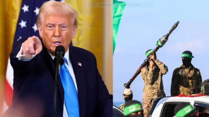 Trump’tan Hamas’a tehdit! “Söylediğim anda savaş başlar”