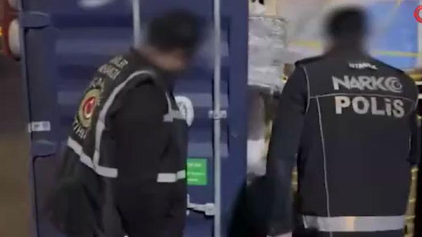 Ambarlı Limanı’nda 175 kilo kokain ele geçirildi