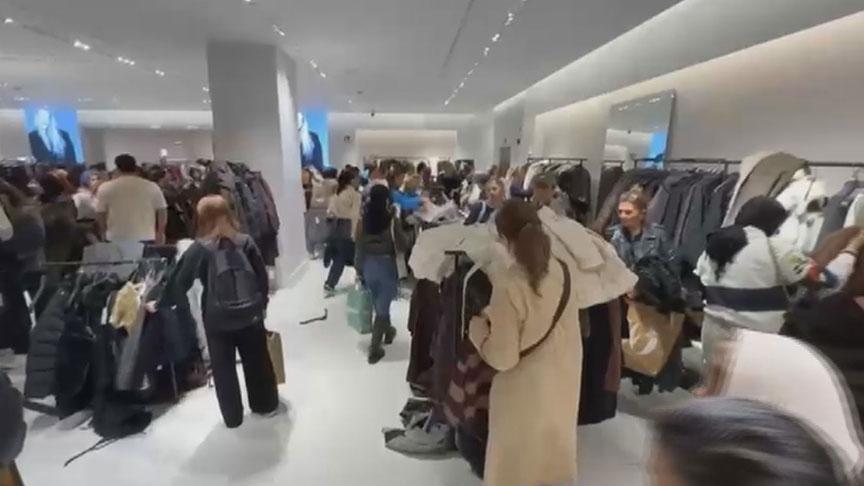 İstanbul’da ‘Black Friday’ yoğunluğu! Mağazalar dolup taştı