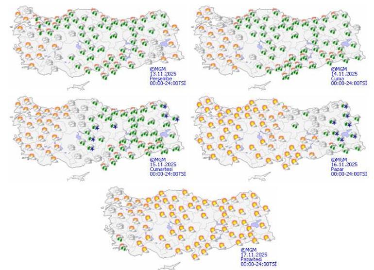 Son dakika... Meteoroloji uyardı! Yoğun kar alarmı: Bugün başlıyor, pazar gününe kadar sürecek
