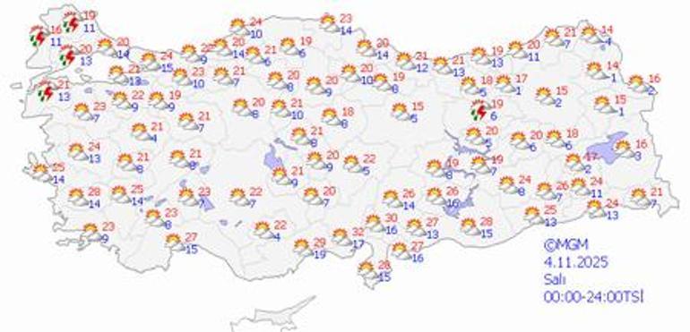 Meteoroloji'den sağanak yağış uyarısı! İstanbul dahil 32 il için alarm verildi! İşte yağışlı havanın geleceği tarih