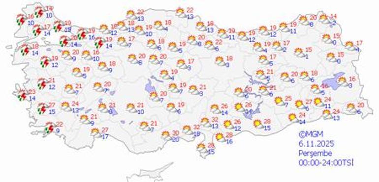 Meteoroloji'den sağanak yağış uyarısı! İstanbul dahil 32 il için alarm verildi! İşte yağışlı havanın geleceği tarih