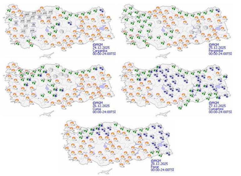 Son dakika… Meteoroloji ve AKOM’dan yeni uyarı! Yeni yıl öncesi kar sürprizi: İstanbul dahil