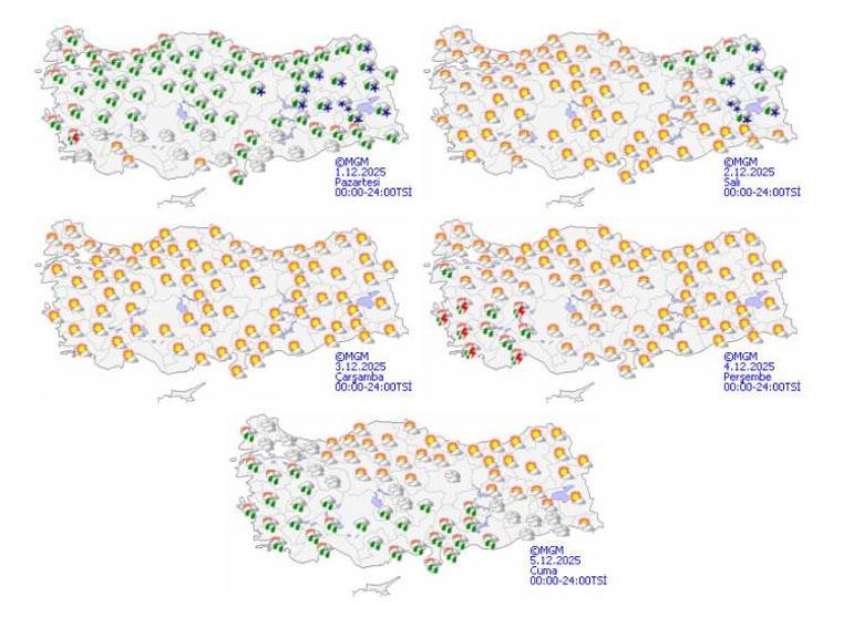 Meteoroloji’den yeni uyarı! Kar, sağanak ve soğuk hava: Günlerce devam edecek