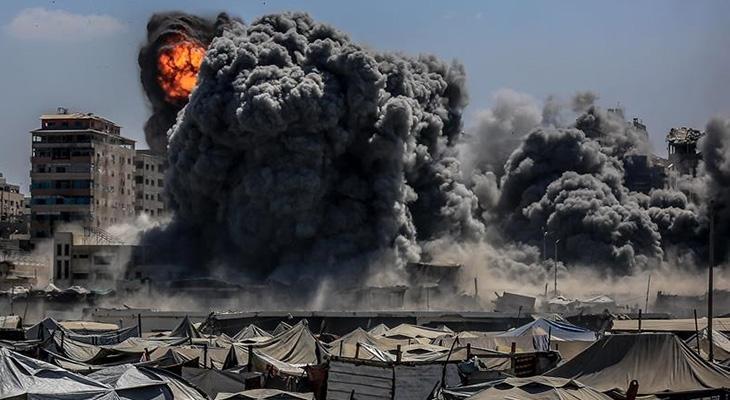 İsrail’den Gazze’ye bombardıman! Helikopterlerden ateş açtılar