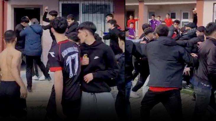 Liseler arası futbol turnuvasında öğrenciler öğretmeni darbetti