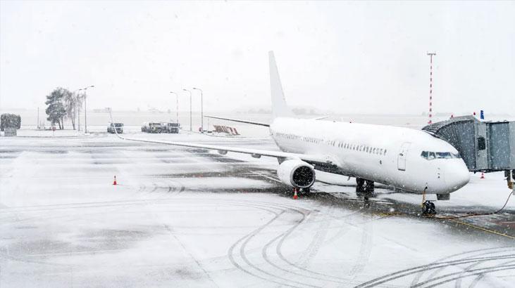 Hava yolu ulaşımına kar engeli! Bir iptal haberi daha geldi