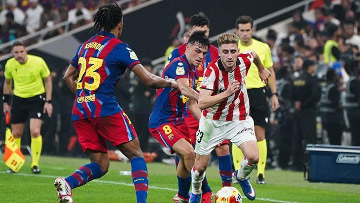 Barcelona 5 golle Süper Kupa’da finale yükseldi!