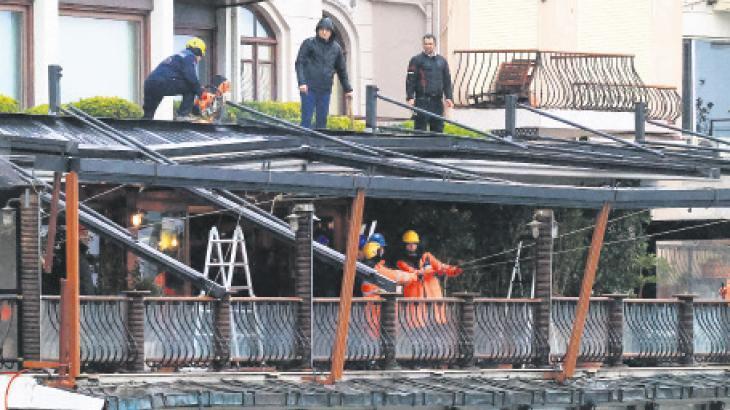 ‘Gizli oda’sı olan Bebek Oteli’nde yıkım!