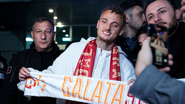 Yeni transfer Noa Lang, İstanbul’a geldi! ‘Galatasaray çok büyük bir kulüp’