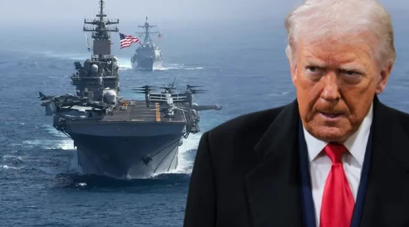 Trump’tan tehdit dolu açıklama! “Orada büyük bir donanmamız var”