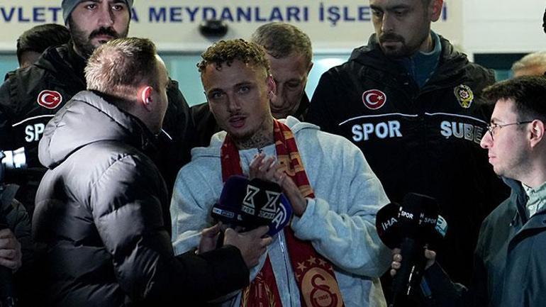 Yeni transfer Noa Lang, İstanbul'a geldi! 'Galatasaray çok büyük bir kulüp'