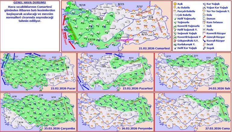 Meteoroloji haritayı güncelledi! Hafta sonuna dikkat: İstanbul’a yeniden kar geliyor