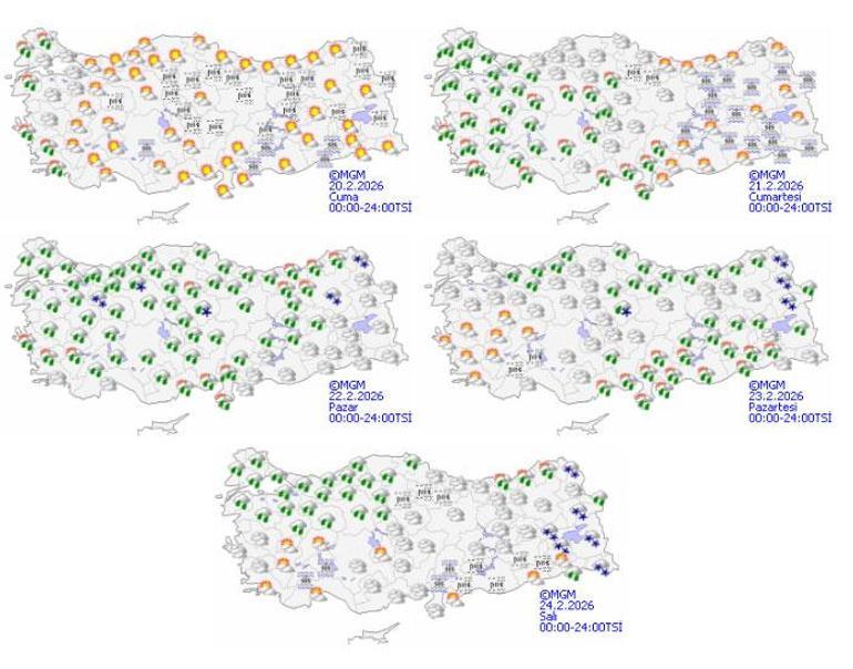 Meteoroloji haritayı güncelledi! Hafta sonuna dikkat: İstanbul’a yeniden kar geliyor