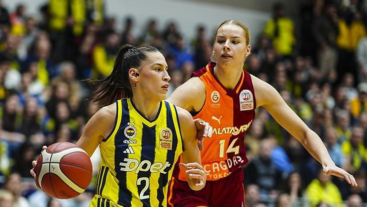 Basketbolda derbi maçta Fenerbahçe, Galatasaray’ı son çeyrekte geçti
