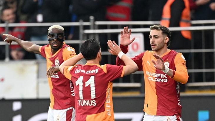 Süper Lig’de Galatasaray, Rizespor deplasmanında 3 golle kazandı