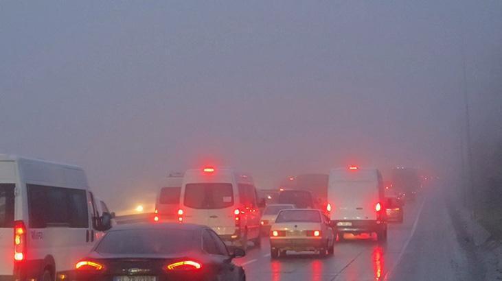 İstanbul’da yağmur ve sis etkisi! Trafik yoğunluğu yüzde 72’ye kadar çıktı