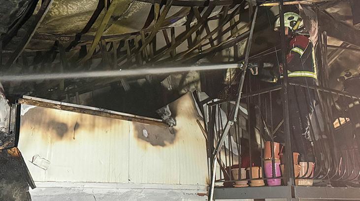 Uşak'ta korkunç olay! Prefabrik evde çıkan yangında karı koca öldü