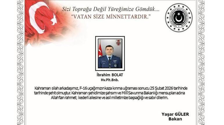 Son dakika: Balıkesir'de F-16 uçağı düştü! 1 pilotumuz şehit oldu