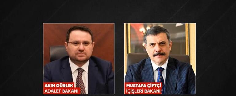 Mustafa Çiftçi İçişleri Bakanı Akın Gürlek Adalet Bakanı oldu