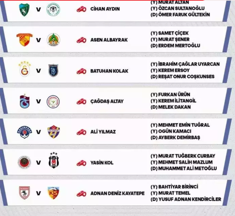 Süper Lig'de 27 yıl sonra bir ilk! Kadın hakem maç yönetecek