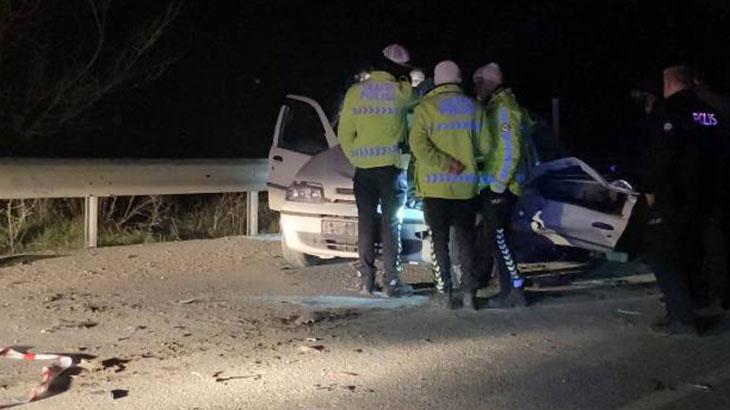 Arnavutköy’de otomobil ile kamyonet çarpıştı: 1 ölü, 2 yaralı