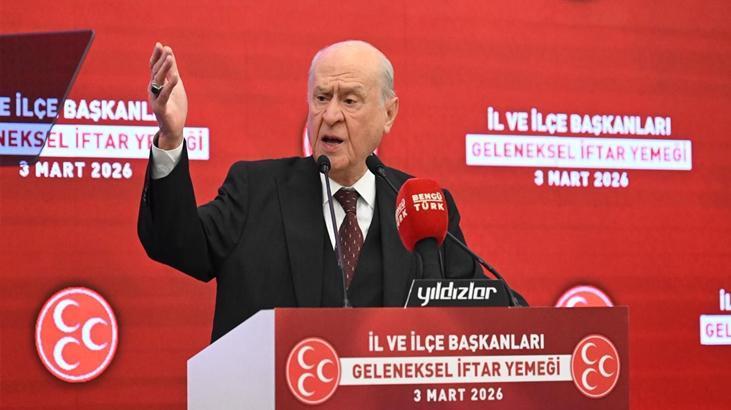 MHP Lideri Bahçeli’den İran mesajı: Savaş durmazsa 3. dünya savaşının taşları döşenecek