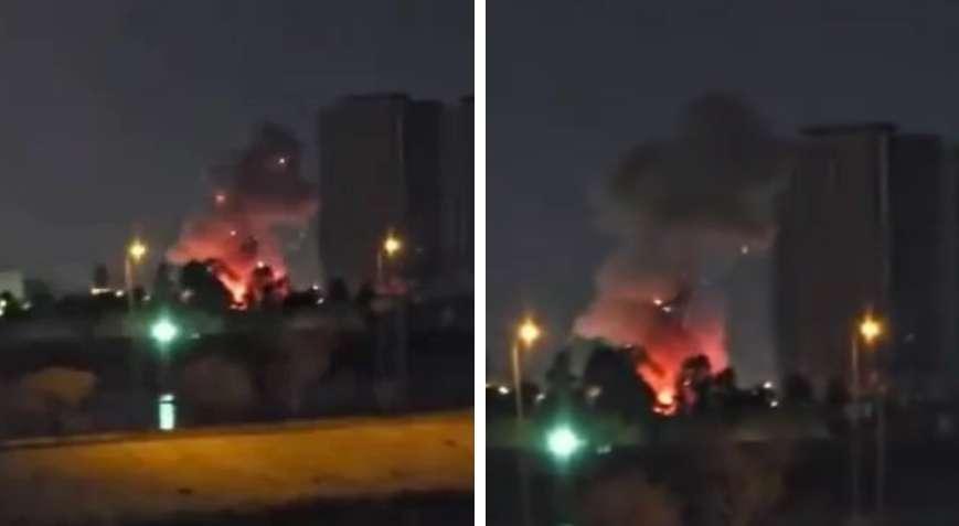 İran’dan Irak’taki ABD Büyükelçiliği’ne saldırı! Patlama anı ortaya çıktı