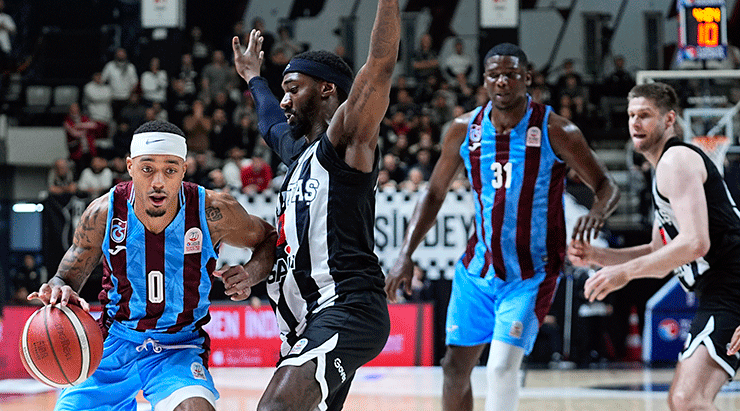 Basketbol Süper Ligi’nde Beşiktaş, Trabzonspor’u 6 sayıyla geçti!