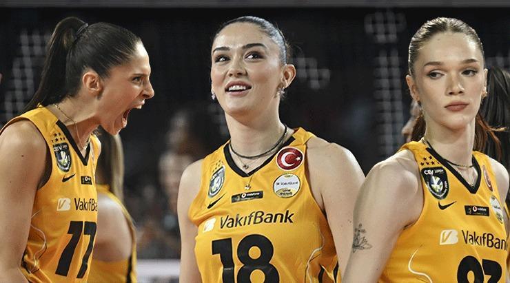 Kadınlar voleybolda kupanın sahibi VakıfBank oldu!