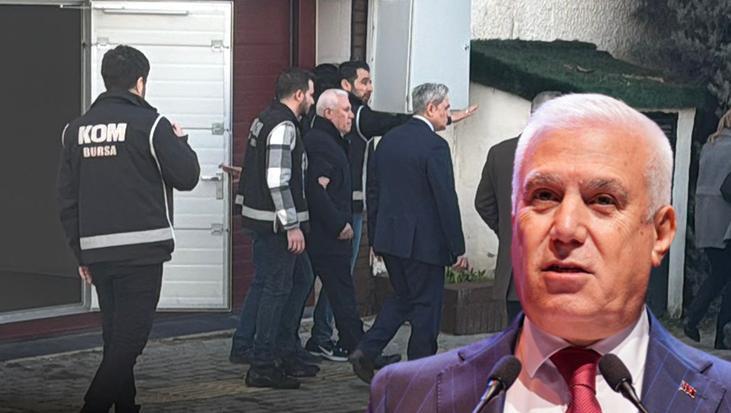 Bursa Büyükşehir Belediye Başkanı Mustafa Bozbey gözaltında