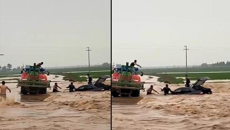 Mardin'de şiddetli yağış felakete yol açtı! Araçlar sürüklendi, hayvanlar telef oldu