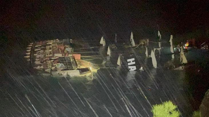 Fethiye’de tekne kayalıklara çarptı! 6 kişi kurtarıldı, 1 kişi kayıp