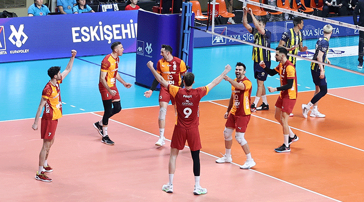 Kupa Voley’de Galatasaray finale yükseldi!