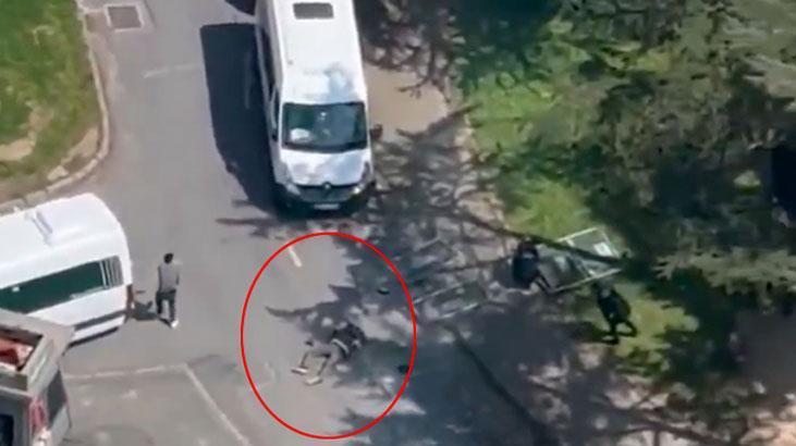 Beşiktaş’ta İsrail Konsolosluğu önünde çatışma! Bölgeden görüntüler…