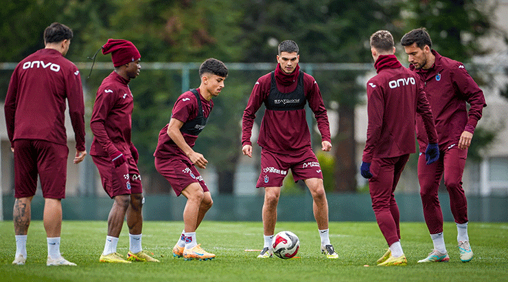 Trabzonspor, Beşiktaş derbisi hazırlıklarını sürdürdü