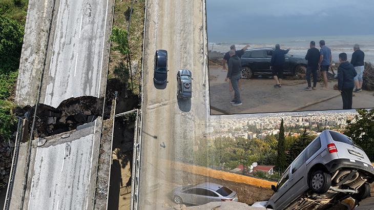Hatay’da sağanak sele dönüştü: Yollar çöktü, araçlar sahile sürüklendi… Ölü ve yaralılar var