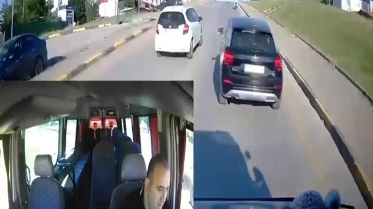 Savcı ile minibüs şoförünün trafikteki tartışması kamerada! Başsavcılık soruşturma başlattı