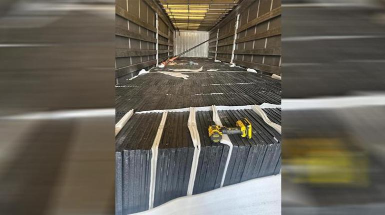 Edirne'de tırda tam 1,5 ton uyuşturucu ele geçirildi