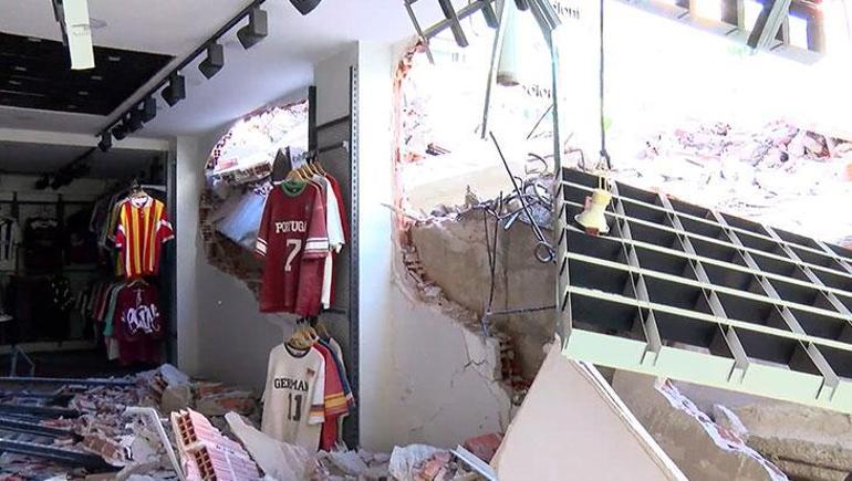 Güngören'de apartman yıkımı kabusa döndü! Bir anda çöktü, 2 bina tahliye edildi