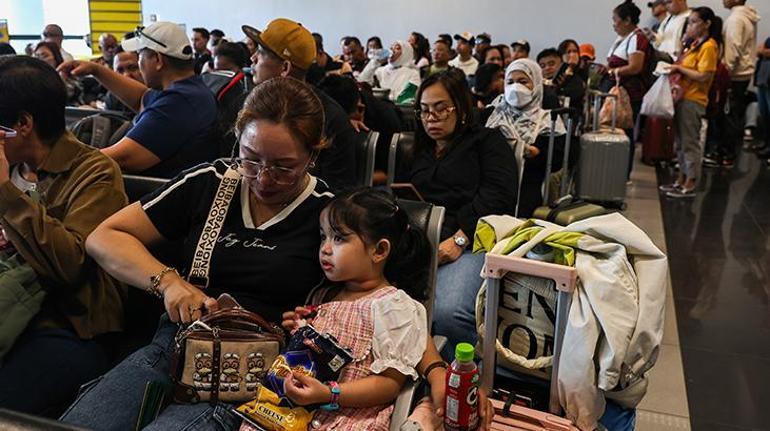 Filipinler'de 7.8 şiddetinde deprem! Tsunami uyarısı verildi: Sıcak görüntüler