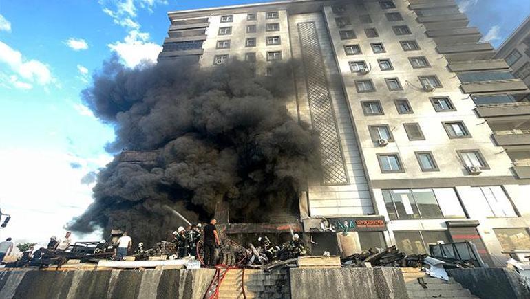 Şanlıurfa'da 10 katlı apartman alevlere teslim oldu! İtfaiye ve TOMA ekipleri yardıma koştu, 7 kişi dumandan etkilendi