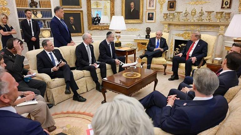 90 dakikalık görüşmedeki şok detay sızdı: Netanyahu'dan Trump'a 'harita' dayatması! 'Türkiye'yi gösterdi'