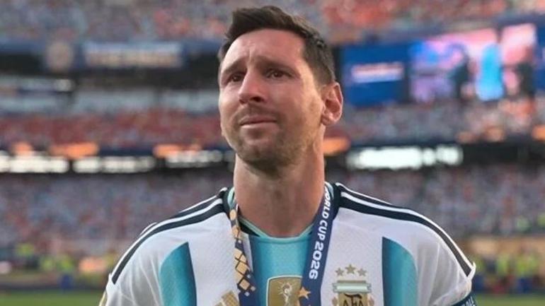 Arjantin finalde kaybetti! Messi gözyaşlarına hakim olamadı