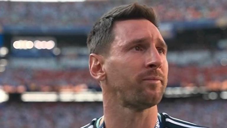 Arjantin finalde kaybetti! Messi gözyaşlarına hakim olamadı