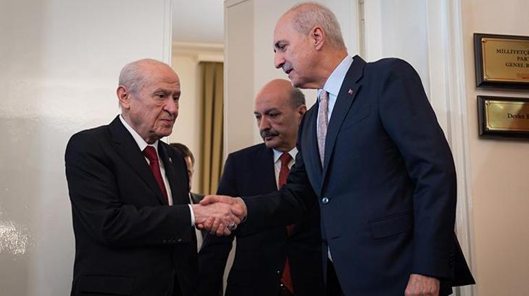 TBMM Başkanı Kurtulmuş'tan liderler turu