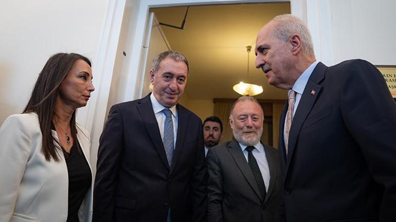 TBMM Başkanı Kurtulmuş'tan liderler turu